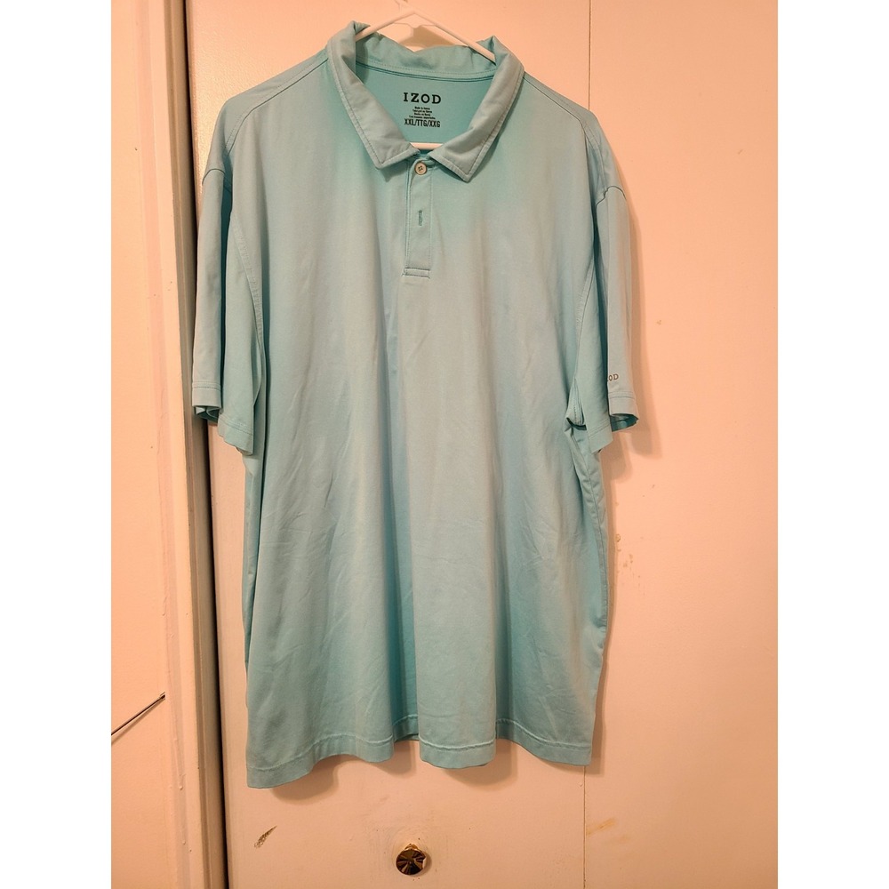 Izod Men's Polo 2xl Aqua